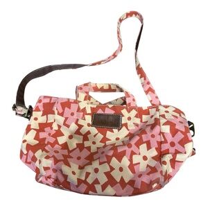 MAIKA Mini Tote Crossbody Bag Linea Red Pink Floral